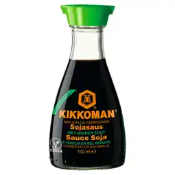 PLUS Kikkoman Sojasaus met minder zout aanbieding