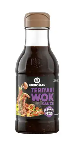 PLUS Kikkoman Teriyaki sauce roasted garlic aanbieding