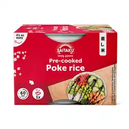 PLUS Saitaku Steamed Poke Bowl Rice aanbieding