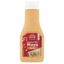 PLUS Saitaku Spicy mayo squeeze (sriracha) aanbieding