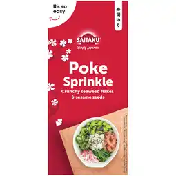 PLUS Saitaku Poke sprinkle crunchy seaweed flakes aanbieding