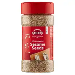 PLUS Saitaku Roasted sesame seeds white aanbieding