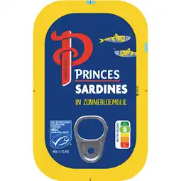 PLUS Princes Sardines zonnebloemolie aanbieding