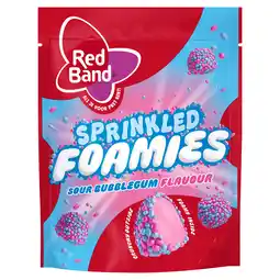 PLUS Redband Sprinkled foamies Zuur Bubblegum aanbieding