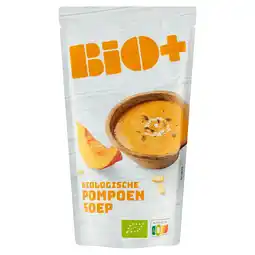 PLUS BIO+ Soep in zak Pompoensoep aanbieding