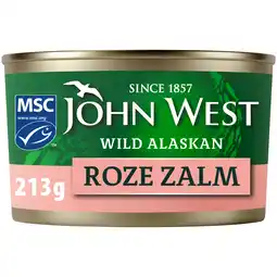 PLUS John West Roze zalm MSC aanbieding
