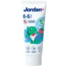 PLUS Jordan Tandpasta Kids 0-5 jaar aanbieding