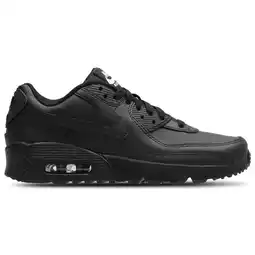 Foot Locker Nike Air Max 90 Kindersneakers - Zwart - Maat 36.5 - Leer aanbieding
