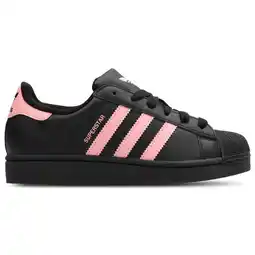 Foot Locker Adidas Superstar Kindersneakers - Zwart - Maat 36 - Leer aanbieding