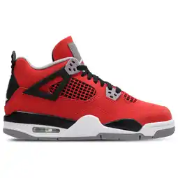 Foot Locker Jordan Retro 4 Kindersneakers - Rood - Maat 36 - Leer aanbieding