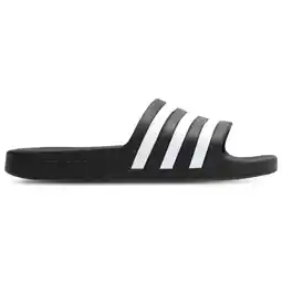 Foot Locker Adidas adilette Slippers en Sandalen Dames - Zwart - Maat 37 - Mesh/Synthetisch aanbieding