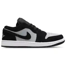 Foot Locker Jordan 1 Low Sneakers Heren - Zwart - Maat 40 - Leer aanbieding
