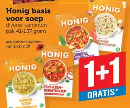 Coop Honig basis voor soep aanbieding