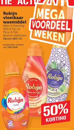 Coop Robijn vloeibaar wasmiddel aanbieding
