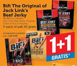 Coop Bifi The Original of Jack Link's Beef Jerky aanbieding