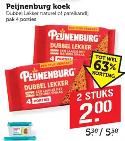 Coop Peijnenburg Koek aanbieding