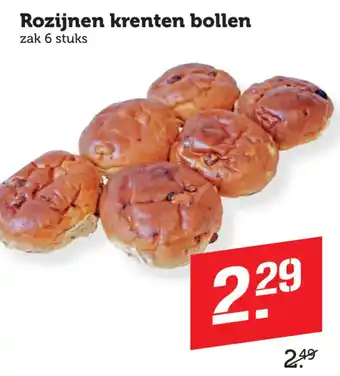 Rozijnen krenten bollen