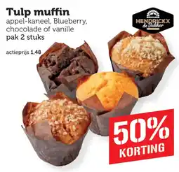 Coop Hendrickx de Bakker Tulp muffin aanbieding