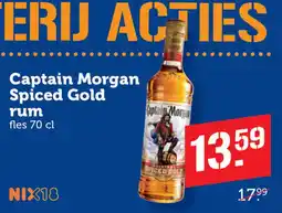 Coop Captain Morgan Spiced Gold rum aanbieding