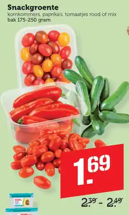Coop Snackgroente aanbieding
