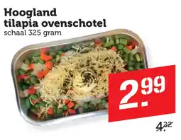 Coop Hoogland tilapia ovenschotel aanbieding