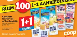 Coop CoolBest fruitdrink of fruitontbijt aanbieding