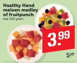 Coop Healthy Hand meloen medley of fruitpunch aanbieding