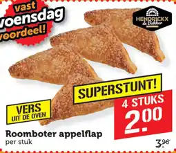 Coop Hendrickx de Bakker roomboter appelflap aanbieding