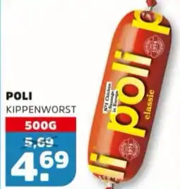 Sahan Supermarkten poli kippenworst aanbieding