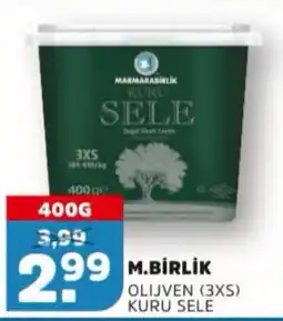 Sahan Supermarkten M.BİRLİK OLIJVEN (3XS) KURU SELE aanbieding