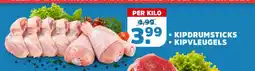 Sahan Supermarkten kipdrumsticks kipvleugels aanbieding