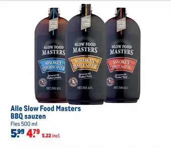 Makro Alle Slow Food Masters BBQ sauzen aanbieding