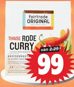 Dirk fairtrade ORIGINAL THAISE RODE CURRY aanbieding