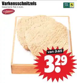 Dirk de Vleeschmeesters Varkensschnitzels aanbieding