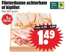 Dirk Flinterdunne achterham of kipfilet aanbieding
