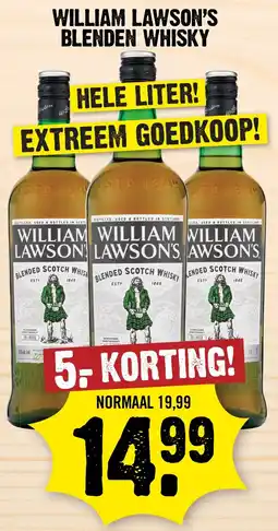 Dirk william lawson's blenden whisky aanbieding
