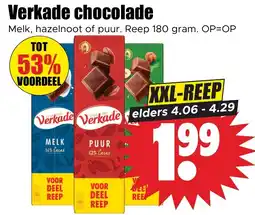 Dirk Verkade chocolade aanbieding