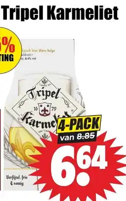Dirk Tripel Karmeliet aanbieding