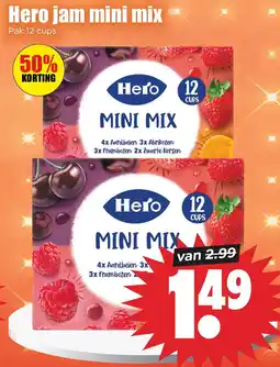 Dirk Hero jam mini mix aanbieding