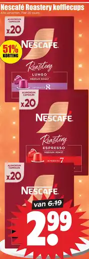 Dirk Nescafe Roastery koffiecups aanbieding