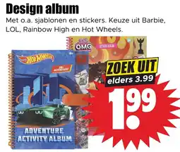 Dirk Hot Wheels Adventure Activity Album aanbieding