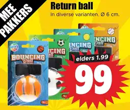 Dirk Mee pakkers return ball aanbieding