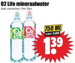 Dirk O2 Life mineraalwater aanbieding