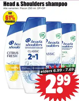 Dirk Head & Shoulders shampoo aanbieding