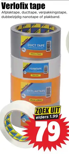 Dirk Verlofix Tape aanbieding