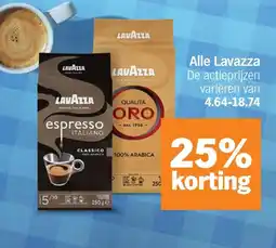 Albert Heijn Alle Lavazza aanbieding