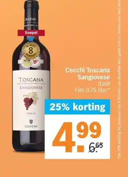 Albert Heijn Cecchi Toscana Sangiovese aanbieding
