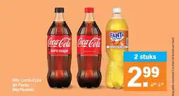 Albert Heijn Alle Coca-Cola en Fanta literflessen aanbieding