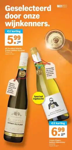 Albert Heijn AH Excellent Selectie Grüner Veltliner Kamptal aanbieding