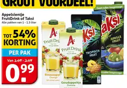 Hoogvliet Alle Appelsientje FruitDrink of Taksi aanbieding